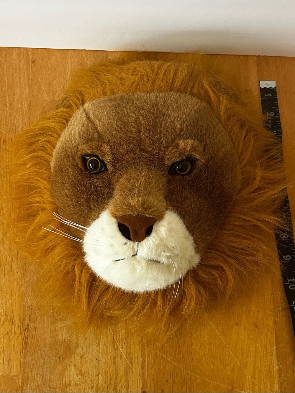 Beverly Hills Teddy Bear Co Lion Nursery 10" Head Wall Hanging With Tag